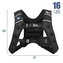 Load image into Gallery viewer, 16LBS Workout Weighted Vest
