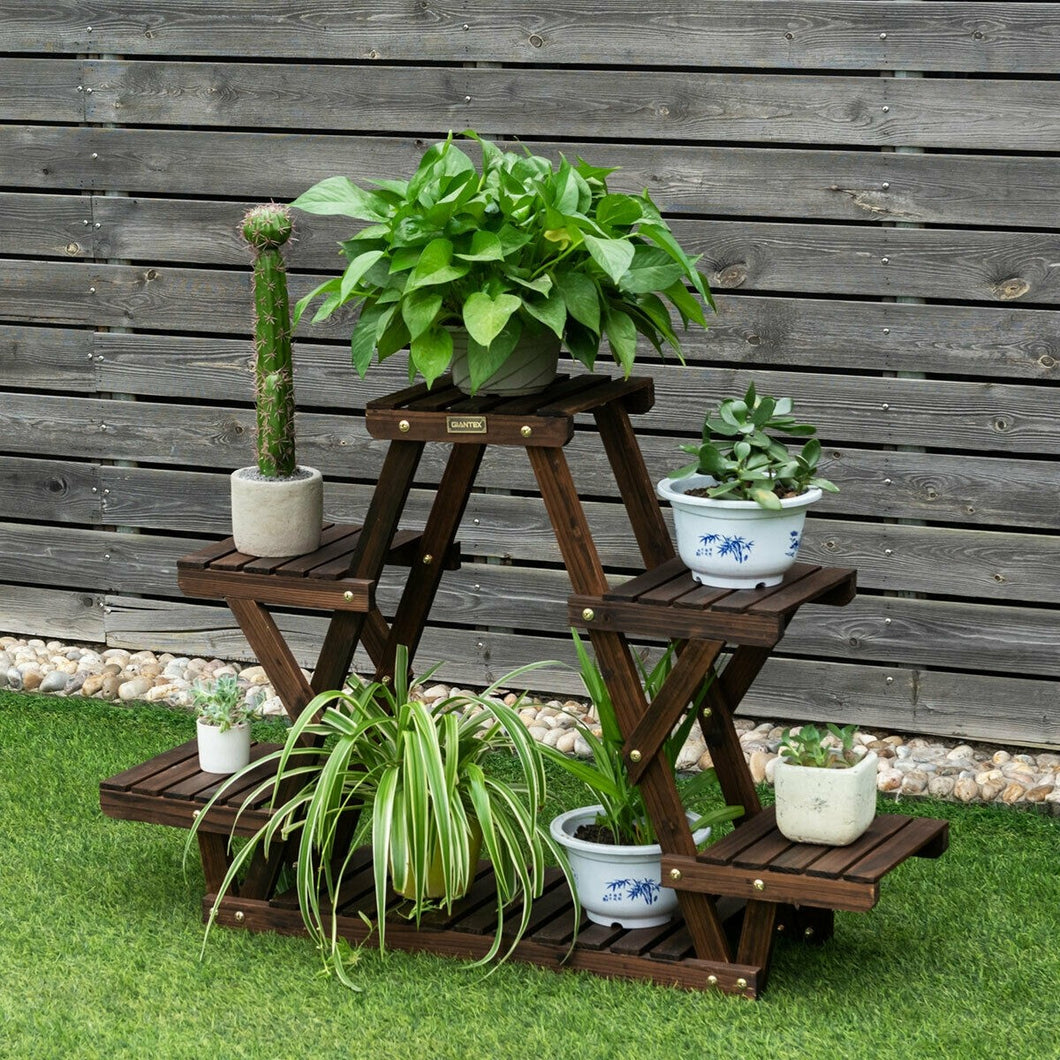 Plant Stand Triangular Shelf